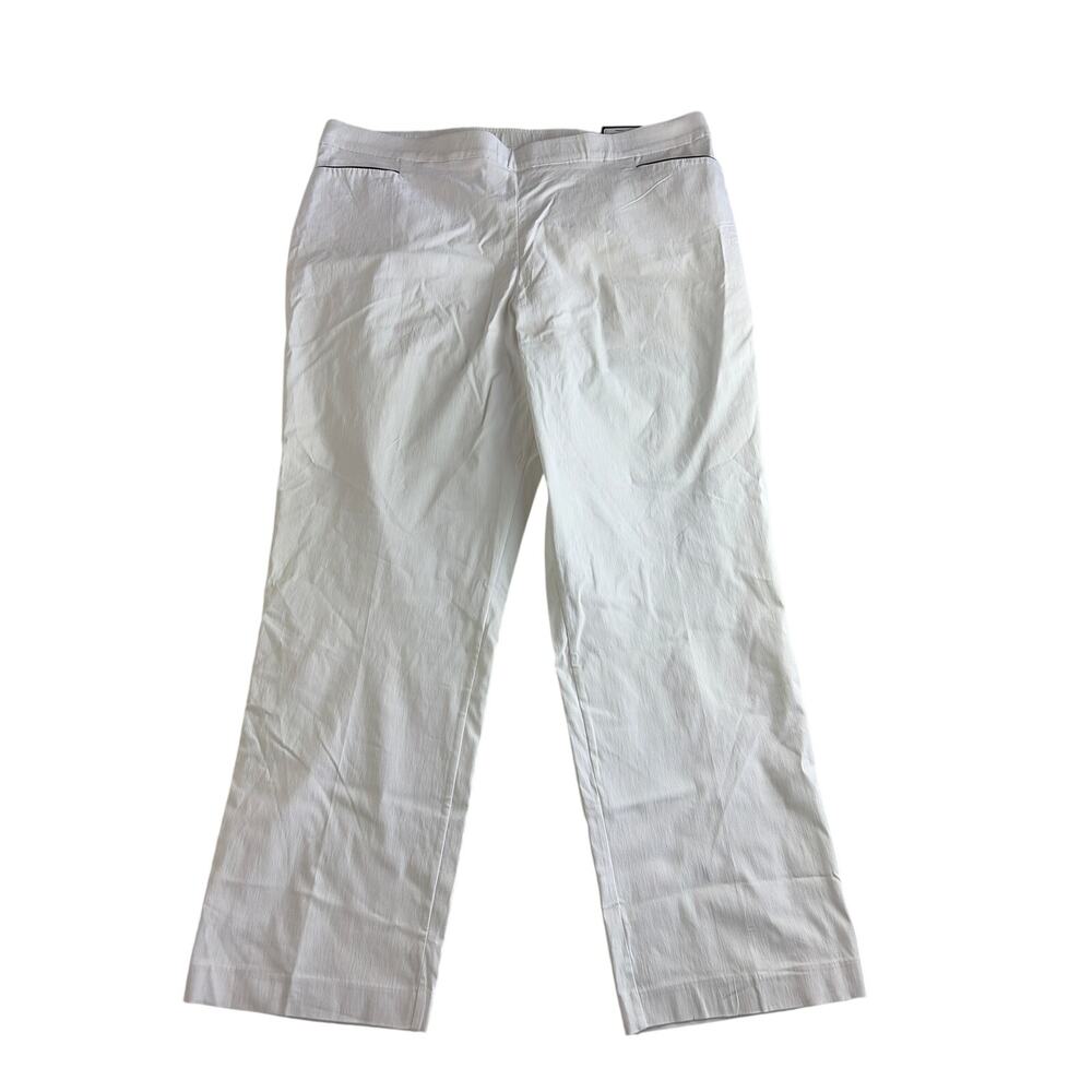 Worthington Modern Fit White Pants Womens Size 3X Pull On NWT